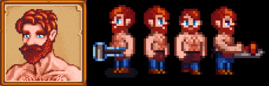 Detail Clint Stardew Valley Nomer 33