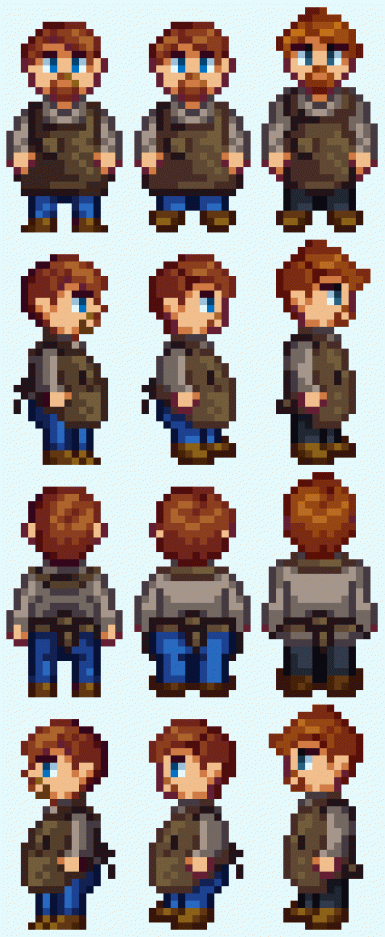 Detail Clint Stardew Valley Nomer 40