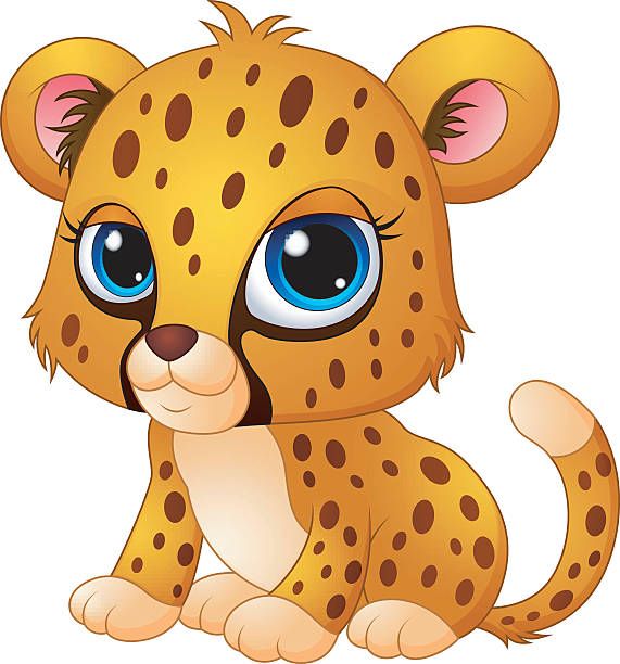 Detail Clip Art Cheetah Nomer 36