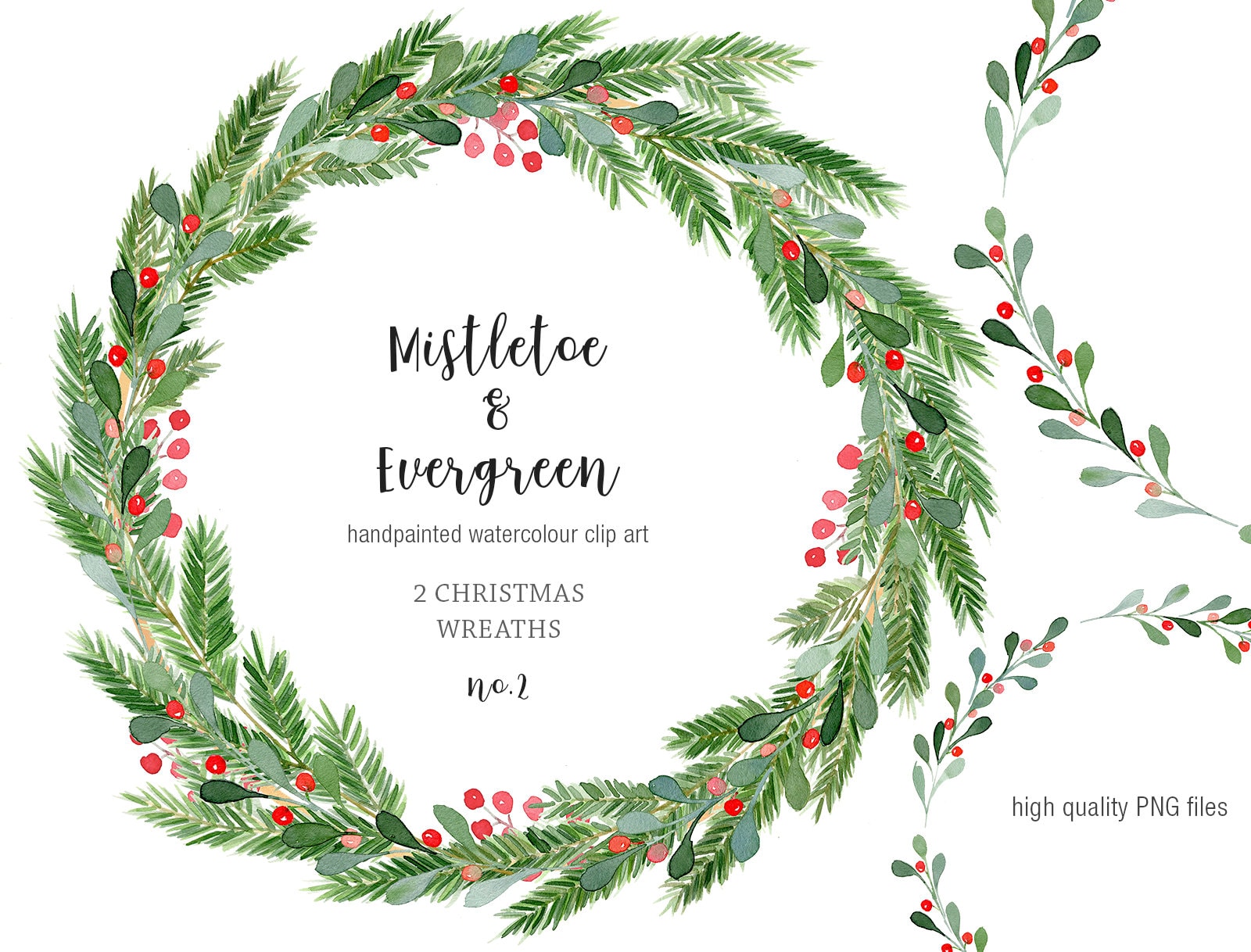 Detail Clip Art Christmas Wreath Nomer 31