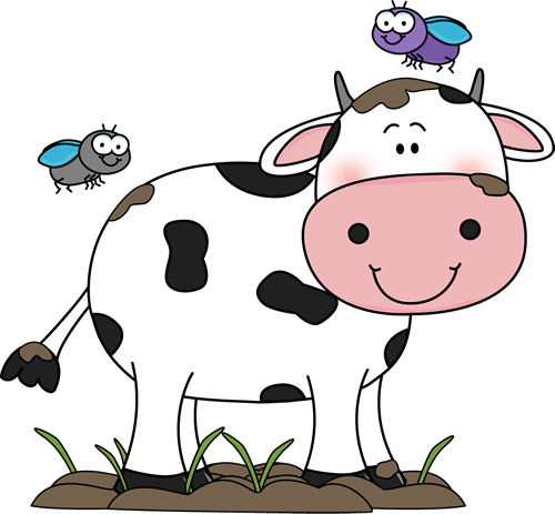 Detail Clip Art Cow Nomer 16