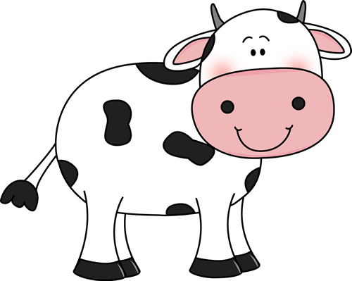 Detail Clip Art Cow Nomer 2