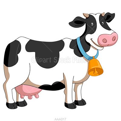 Detail Clip Art Cow Nomer 43