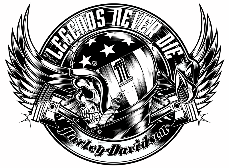 Detail Clip Art Harley Davidson Logo Nomer 46