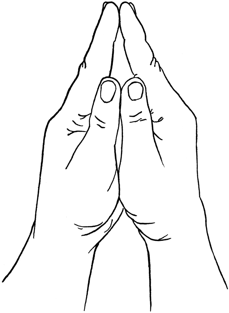 Detail Clip Art Of Praying Hands Nomer 52