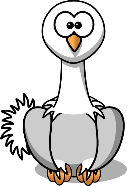 Detail Clip Art Ostrich Nomer 27