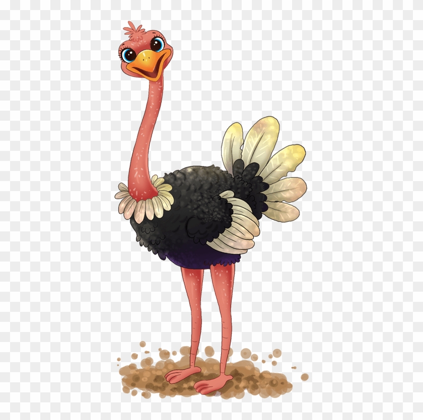 Detail Clip Art Ostrich Nomer 5