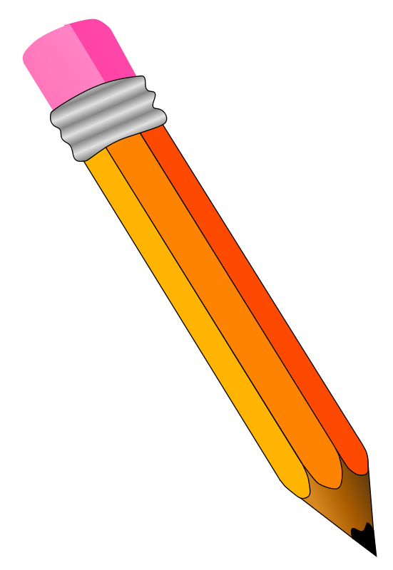 Detail Clip Art Pencil Nomer 13