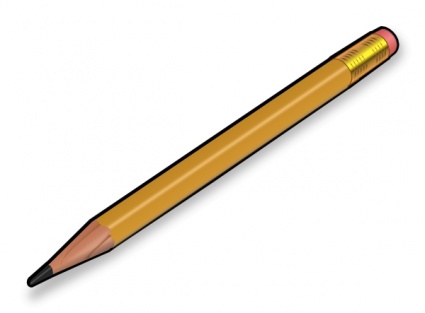Detail Clip Art Pencil Nomer 19