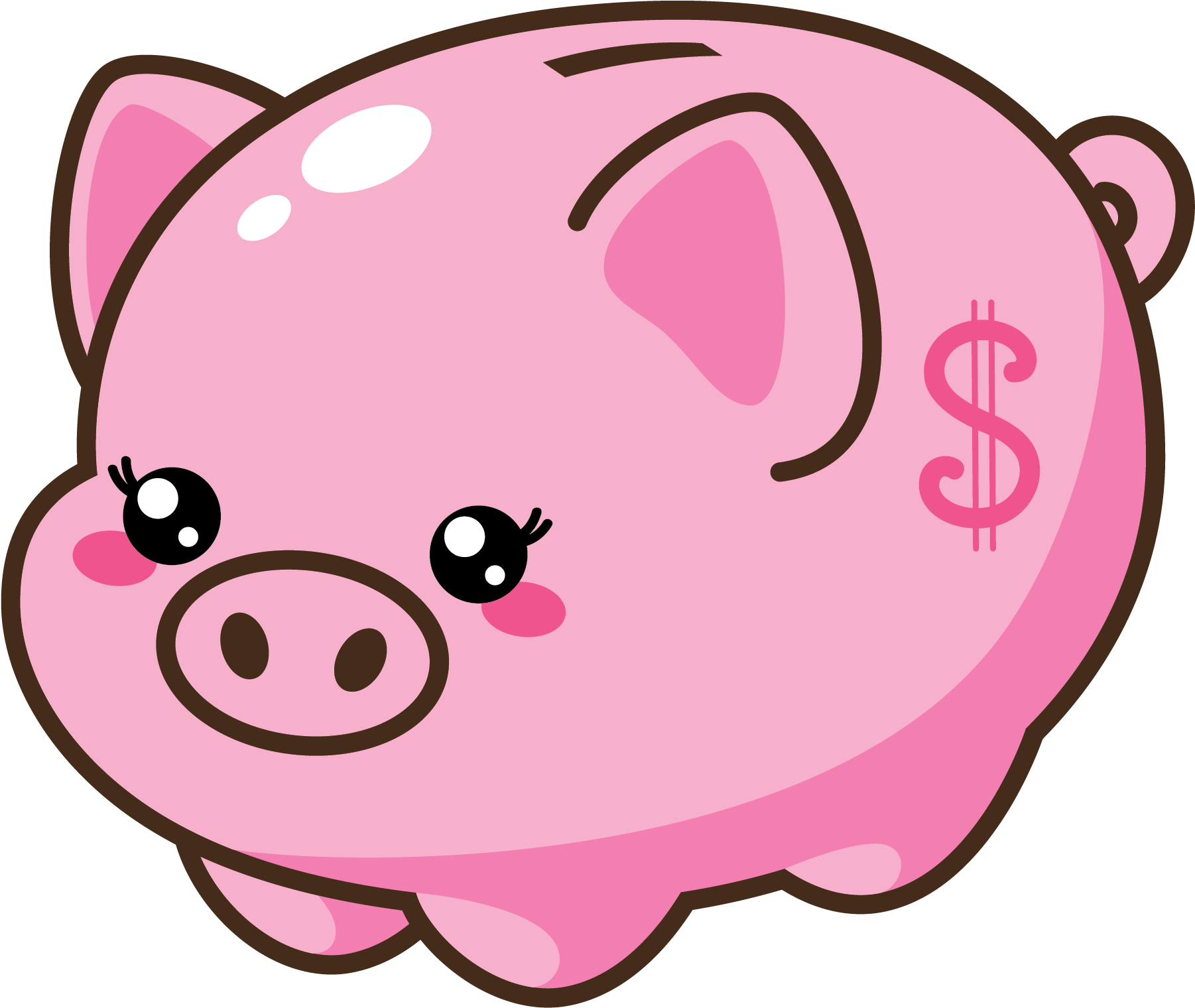 Detail Clip Art Piggy Bank Nomer 21