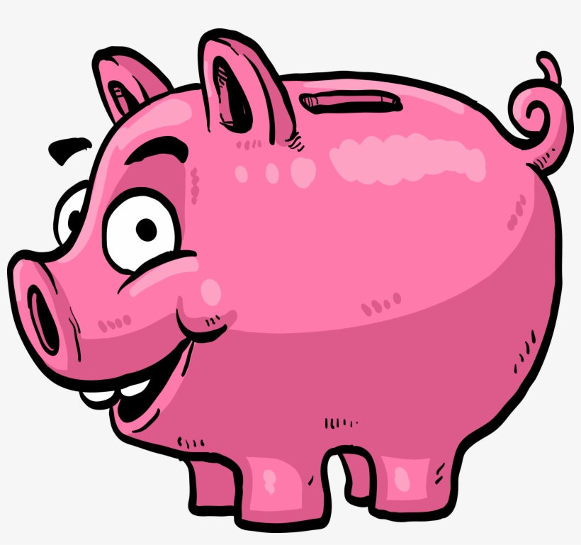Detail Clip Art Piggy Bank Nomer 36