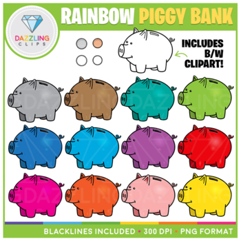 Detail Clip Art Piggy Banks Nomer 10