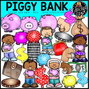 Detail Clip Art Piggy Banks Nomer 22