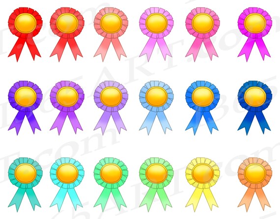 Detail Clip Art Ribbon Award Nomer 48