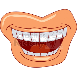 Detail Clip Art Smiling Mouth Nomer 32