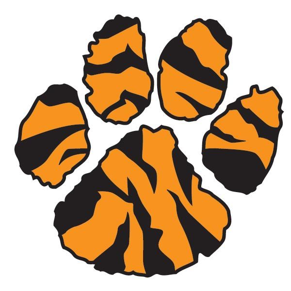 Detail Clip Art Tiger Paw Print Nomer 2