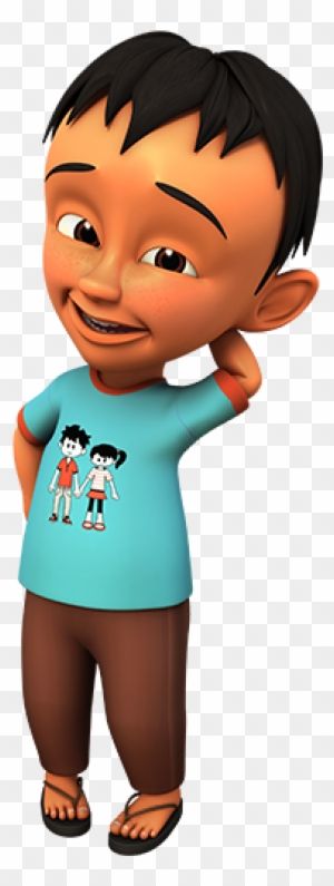 Detail Clip Art Upin Ipin Nomer 17