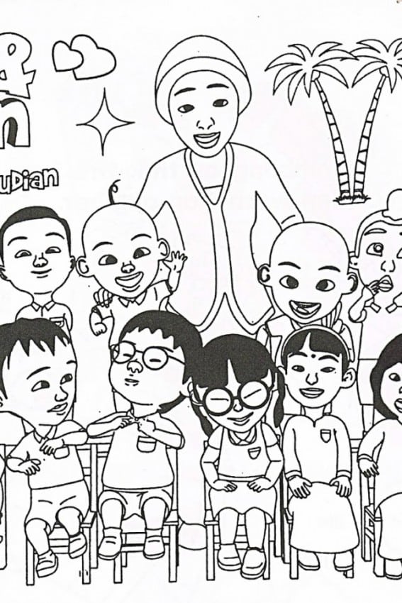 Detail Clip Art Upin Ipin Nomer 42