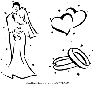 Detail Clip Art Wedding Nomer 11