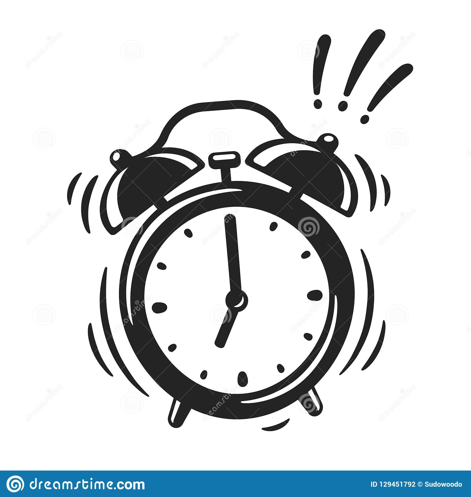 Detail Clipart Alarm Clocks Nomer 21