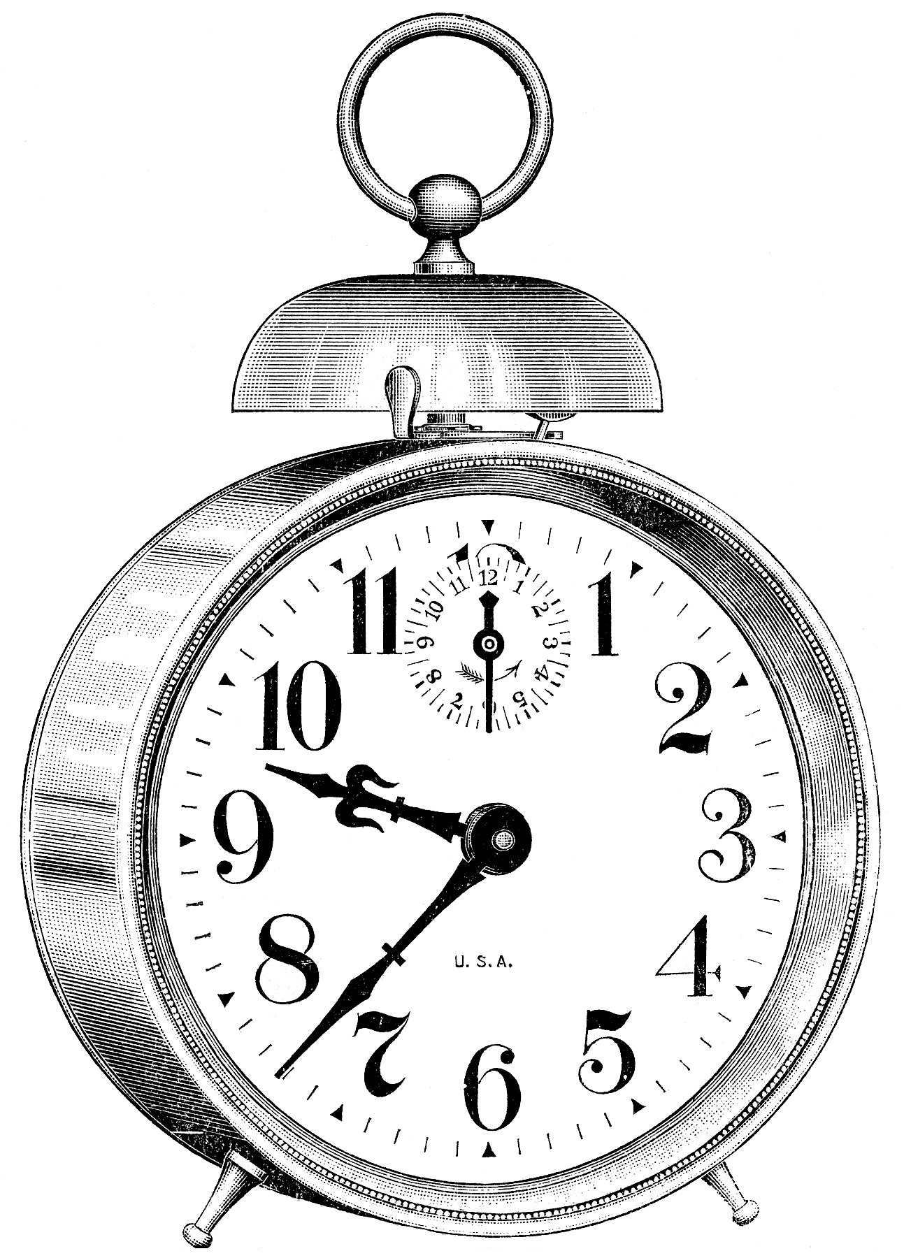 Detail Clipart Alarm Clocks Nomer 38