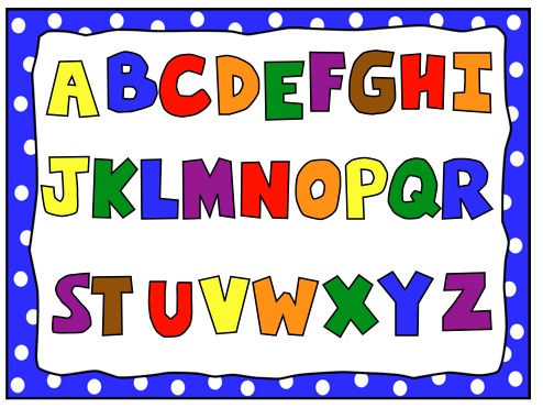 Detail Clipart Alphabet Nomer 4