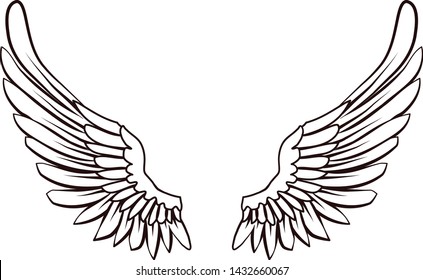Detail Clipart Angel Wings Images Nomer 6