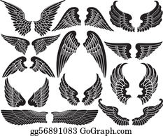 Detail Clipart Angels Wings Nomer 33