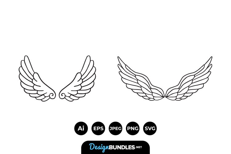 Detail Clipart Angels Wings Nomer 43