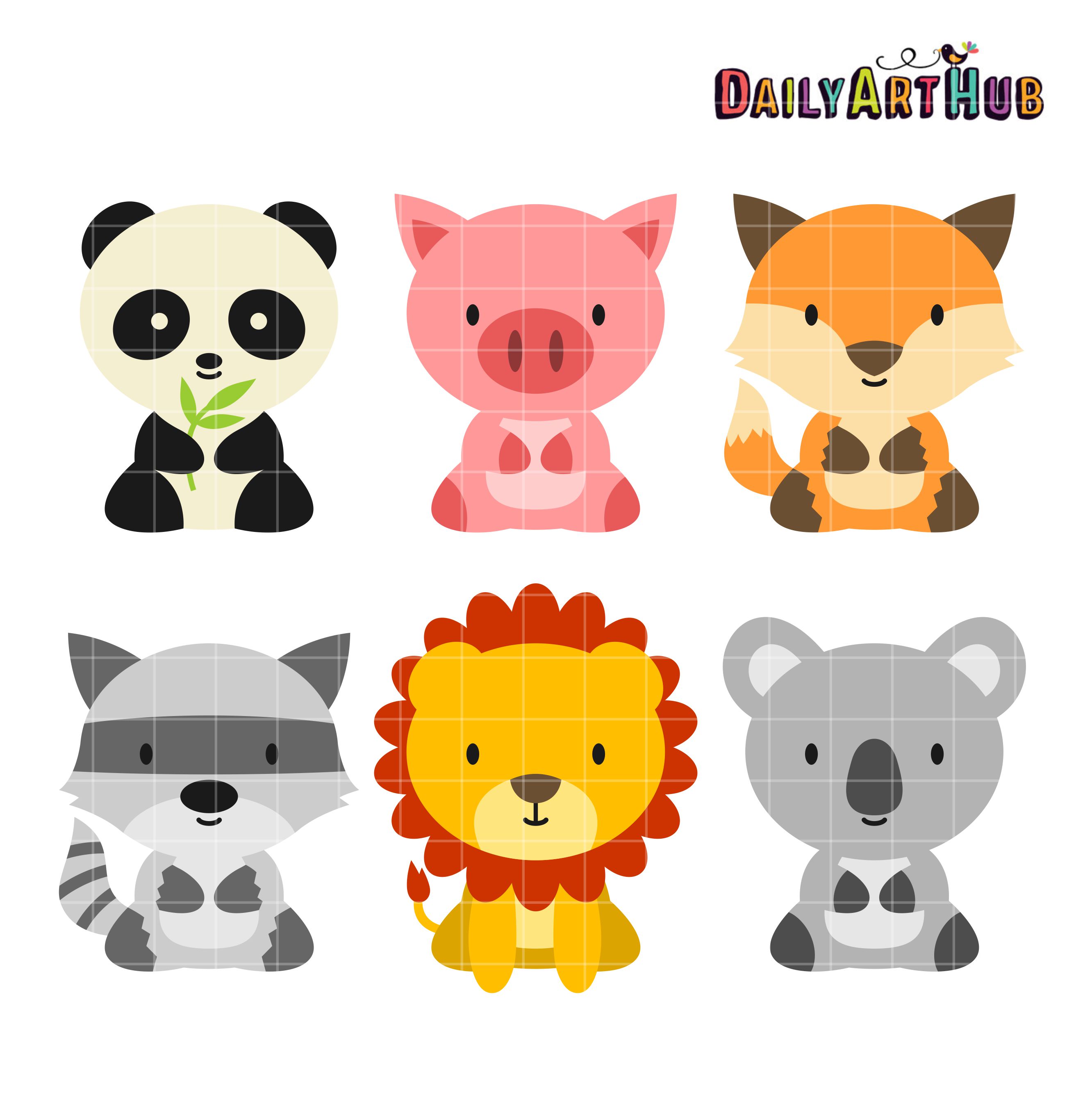 Detail Clipart Animals Nomer 13