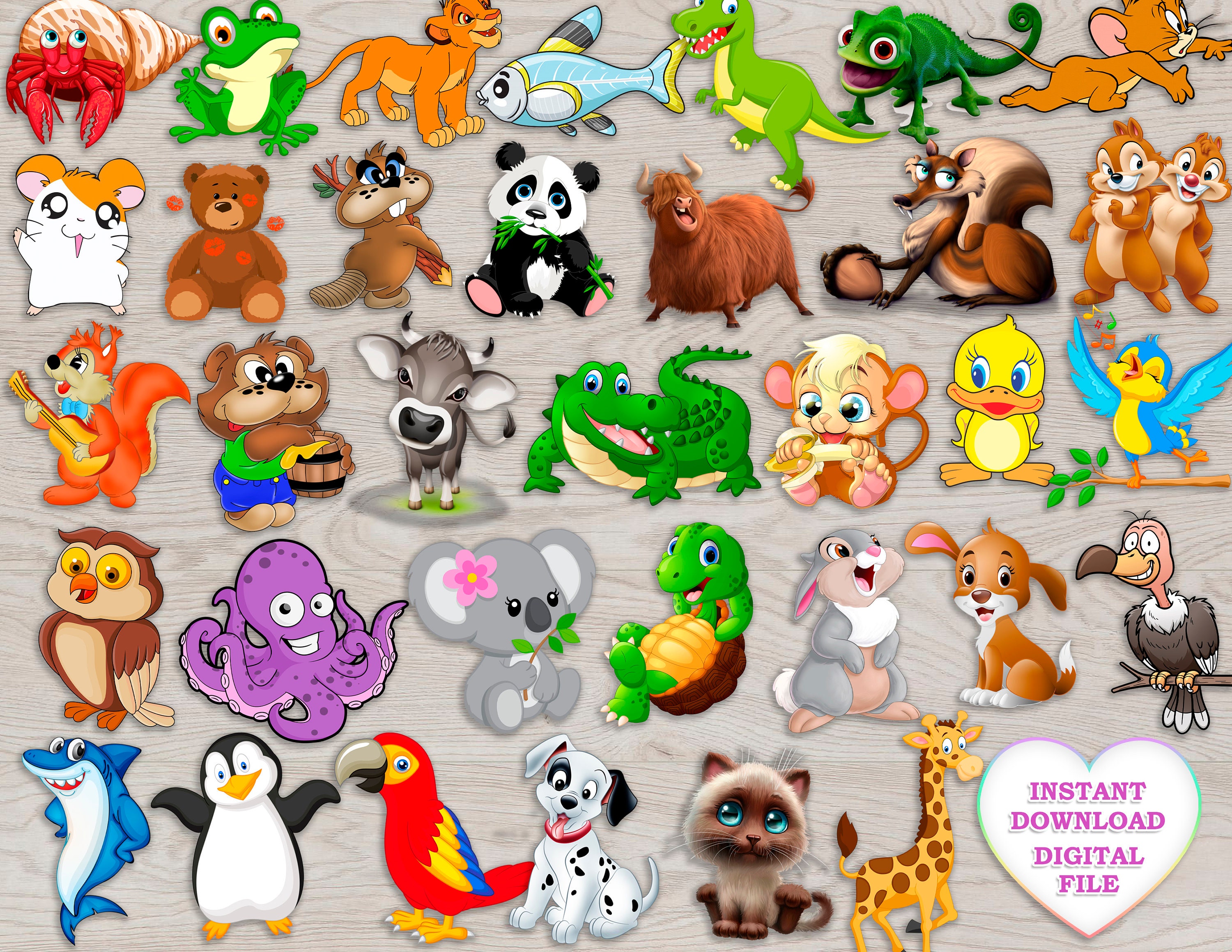 Detail Clipart Animals Nomer 31