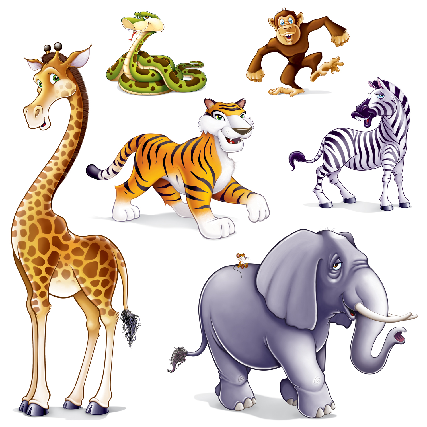 Detail Clipart Animals Nomer 36