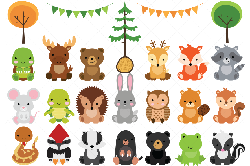 Detail Clipart Animals Nomer 9