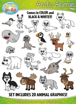 Detail Clipart Arctic Animals Nomer 32