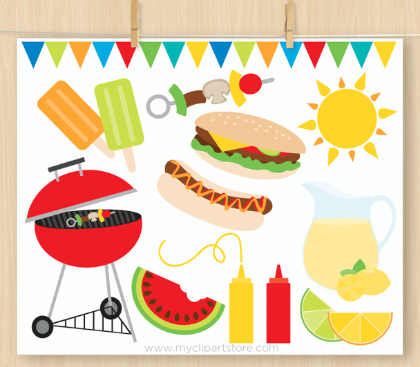 Detail Clipart Barbecue Nomer 43