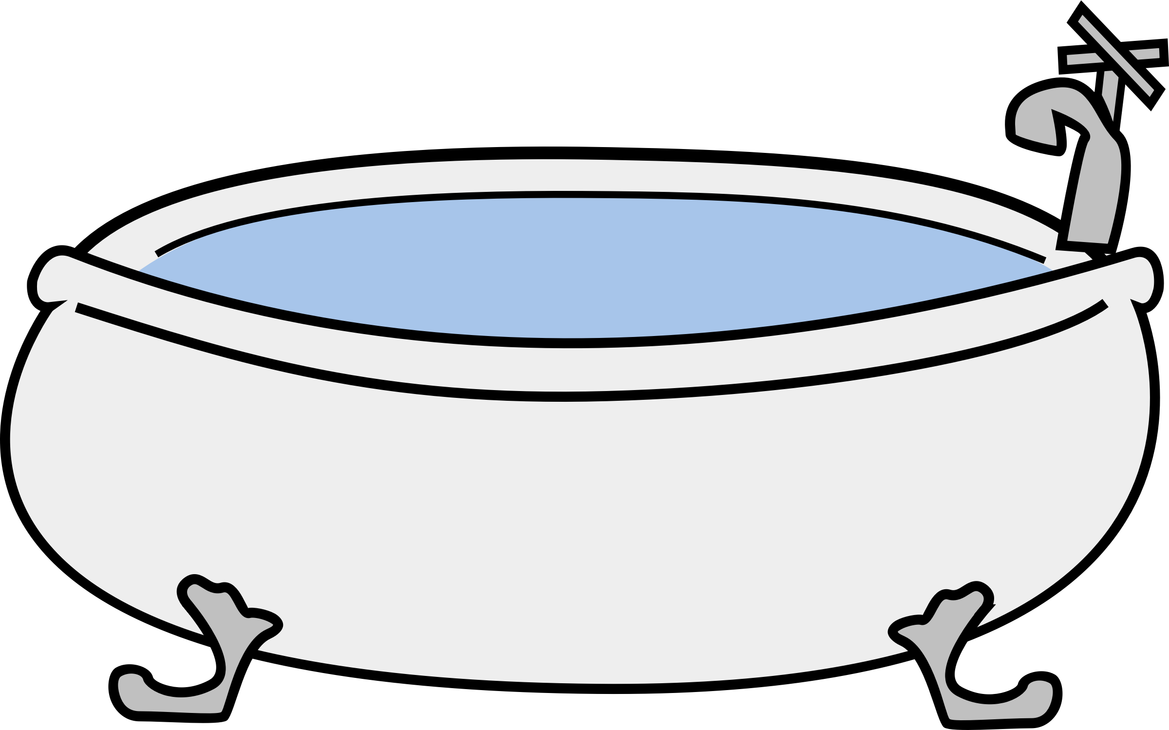 Detail Clipart Bathtub Nomer 21