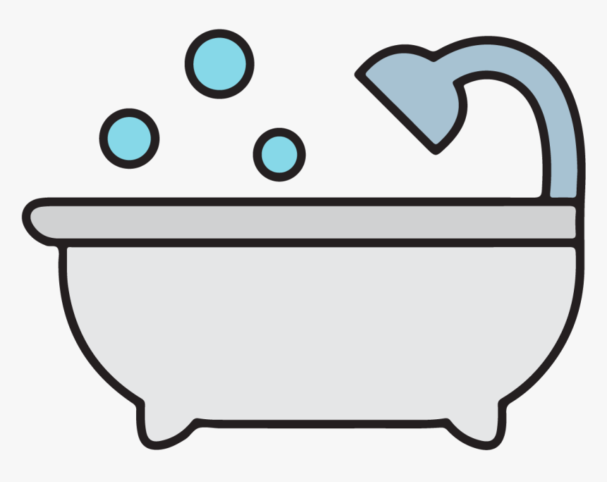 Detail Clipart Bathtub Nomer 3