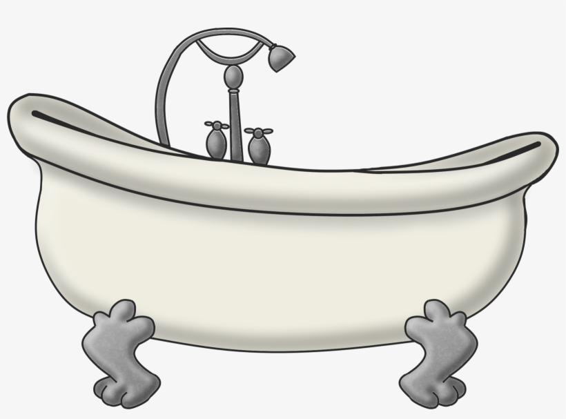 Detail Clipart Bathtub Nomer 6