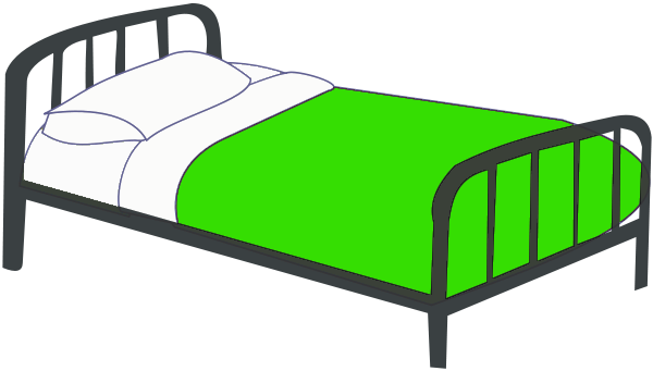 Detail Clipart Bed Nomer 13