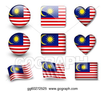 Detail Clipart Bendera Malaysia Nomer 45