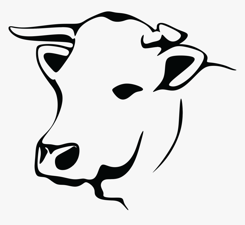 Detail Clipart Black And White Cow Nomer 37