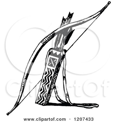 Detail Clipart Bow And Arrow Nomer 29