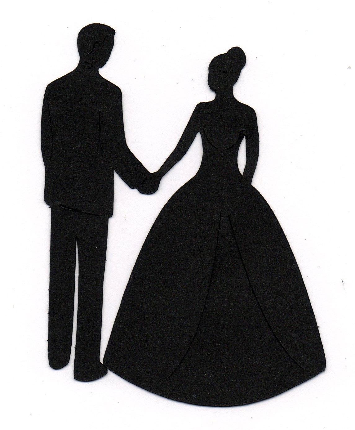 Detail Clipart Bride And Groom Silhouette Nomer 22