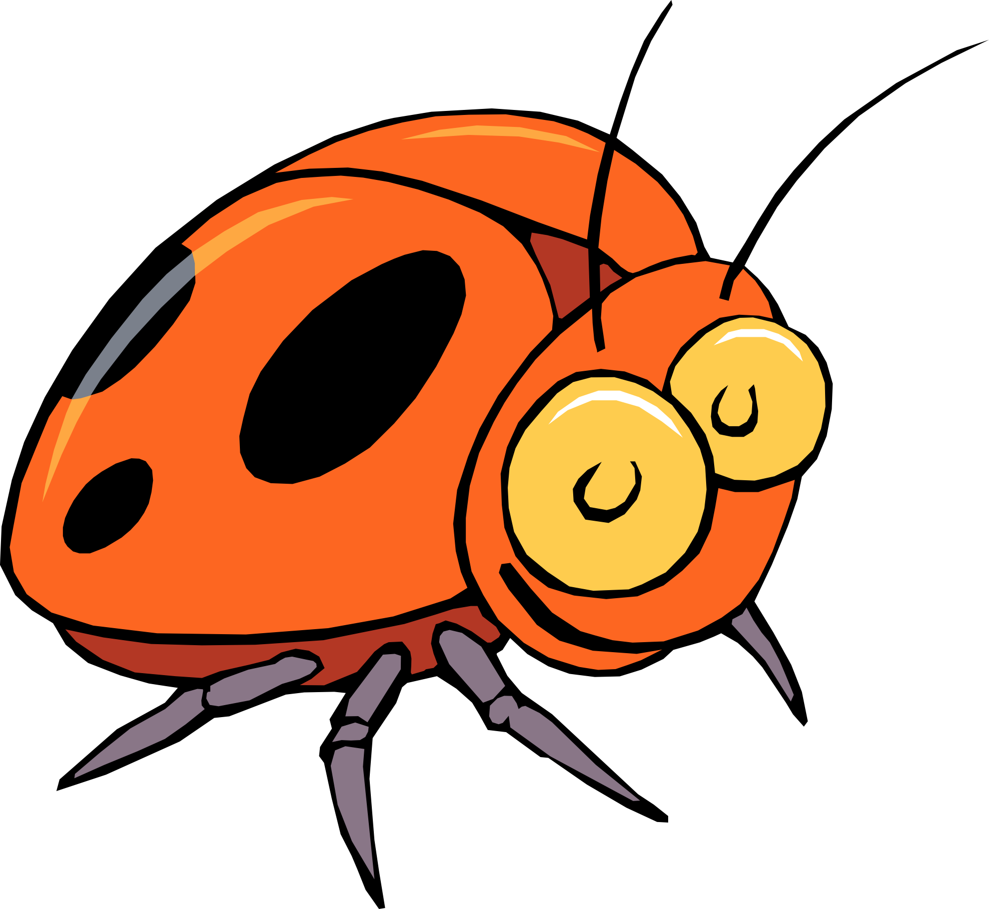 Detail Clipart Bugs Nomer 35