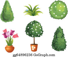 Detail Clipart Bushes Nomer 49