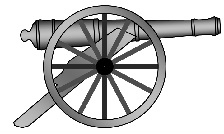 Detail Clipart Cannon Nomer 18