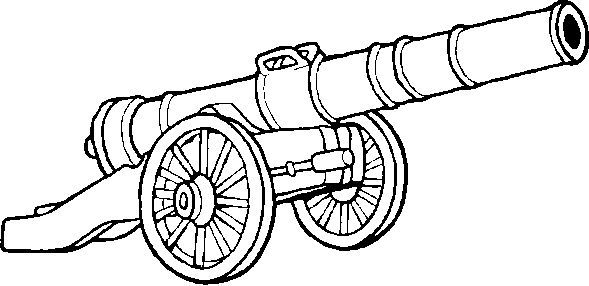 Detail Clipart Cannon Nomer 52