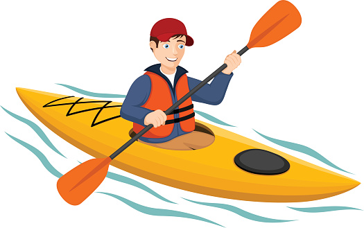 Detail Clipart Canoeing Nomer 10