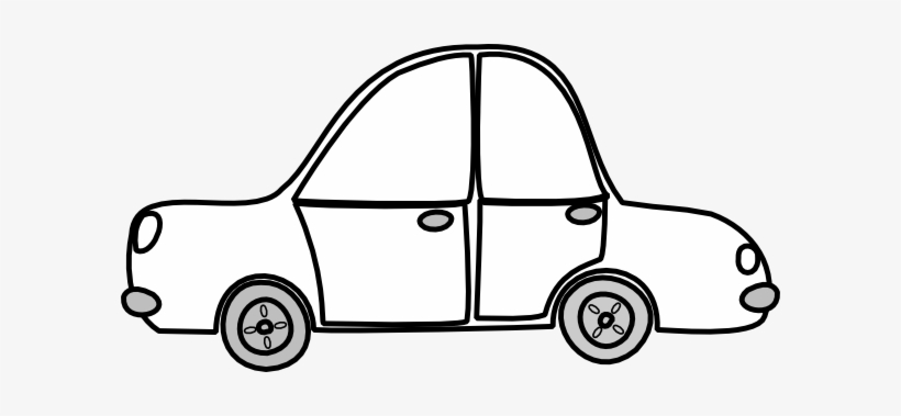 Detail Clipart Car Black And White Nomer 10