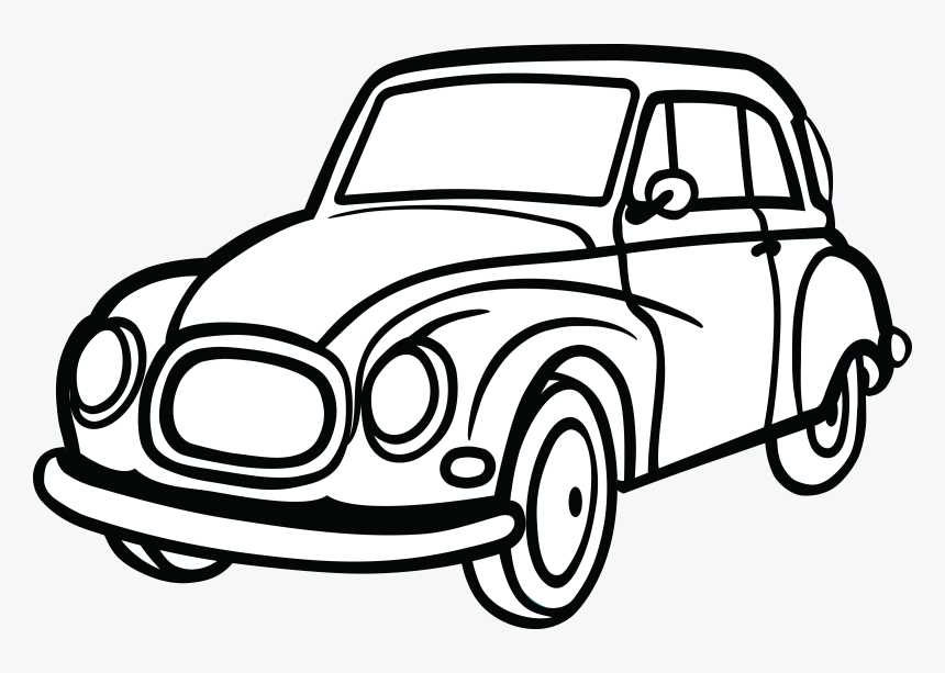 Detail Clipart Car Black And White Nomer 12